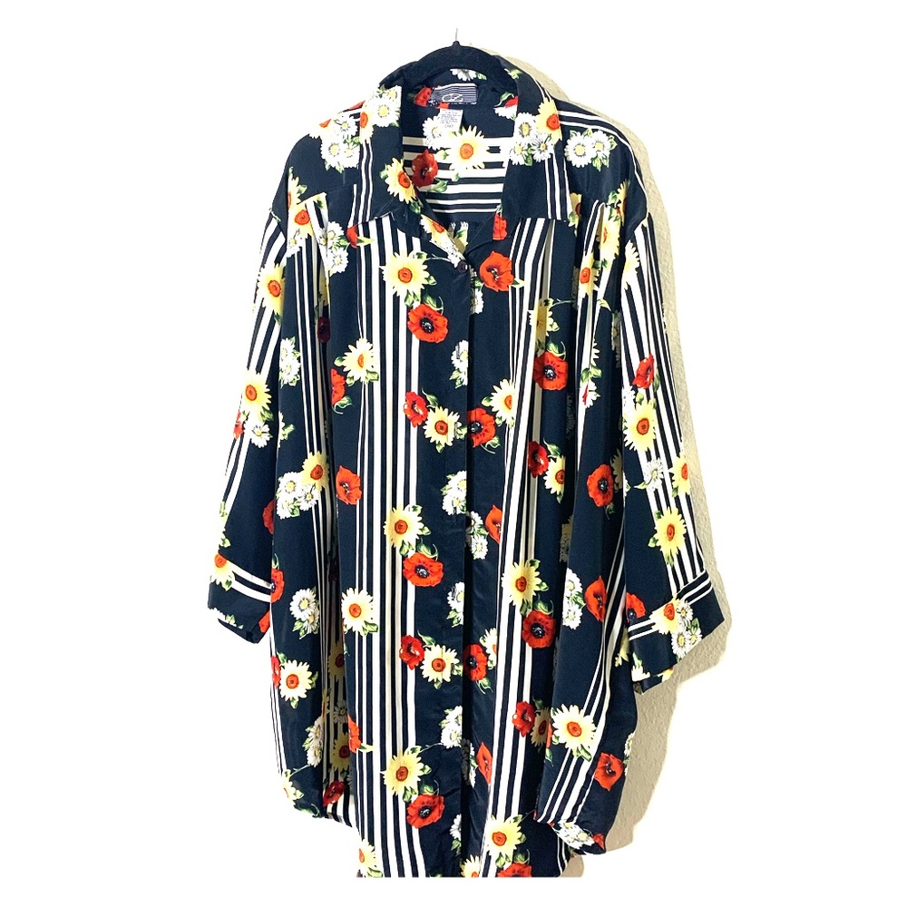 Vintage Floral Blouse